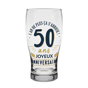 VERRE A BIERE 50 ANS