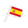 Drapeau Espagne 14 x 21 Cm - Lot De 12